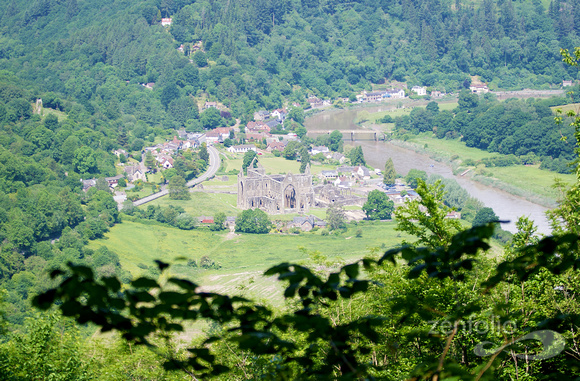 Tintern Abbey, from Devil's Pulpit