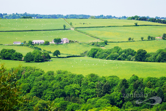 farm above Wye Valley