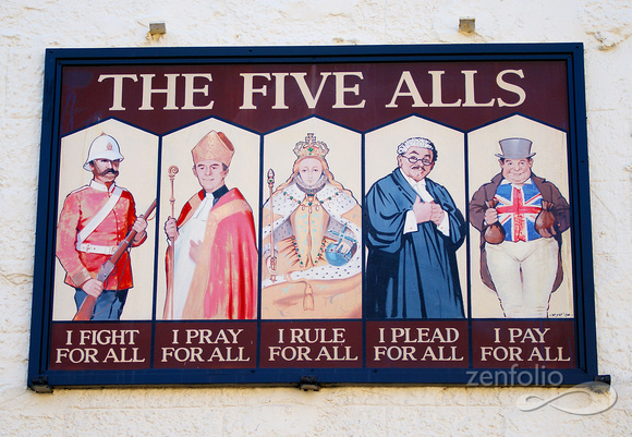 "The Five Alls" pub, Chepstow