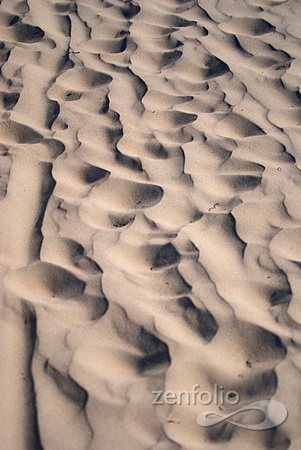 wind-scalloped sand, Warnemunde