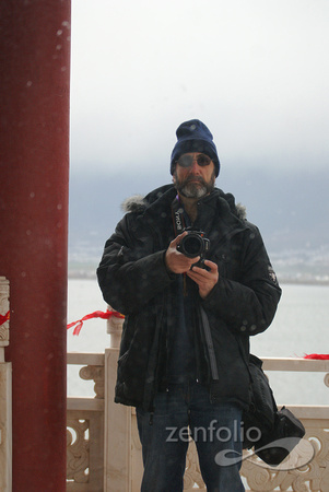 self-portrait, Lake Erhai
