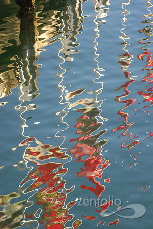 Darling Harbor flags, reflection 2