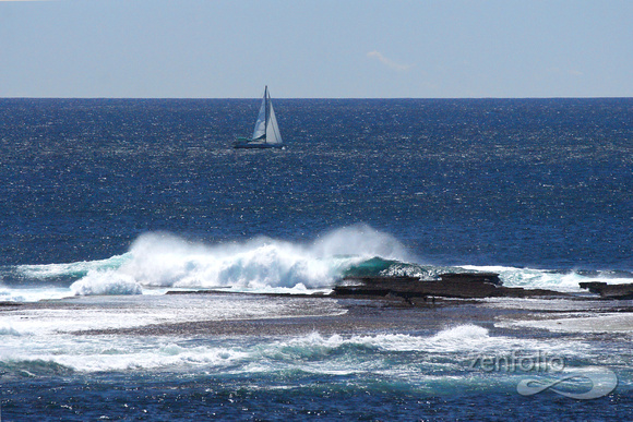 boat and reef