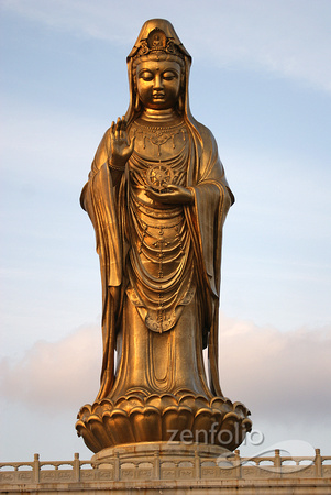 Guanyin, full front view