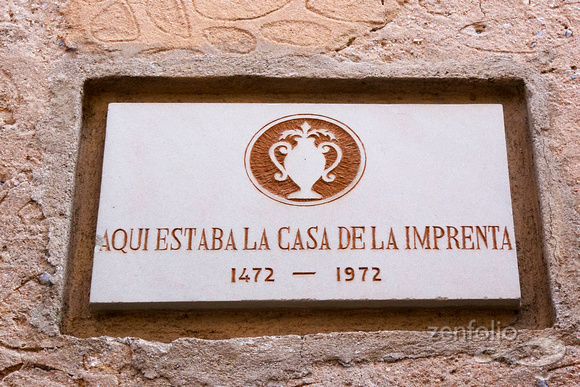 home of Spain's first printing press