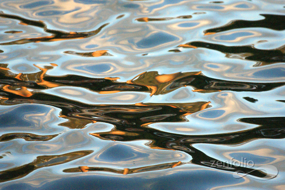 late afternoon reflection