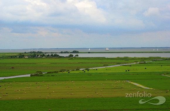 dutch countryside from holysloot tower 2